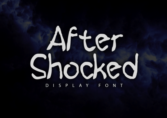 Aftershocked Font Review: A Spooky Display Typeface for Bold Branding
