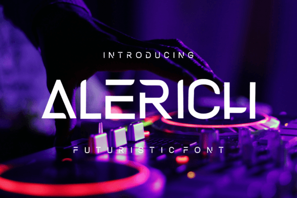Alerich: A Modern Display Font for Editorial Elegance