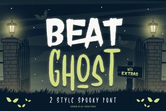 Beat Ghost: A Spooky Display Font for Editorial Design