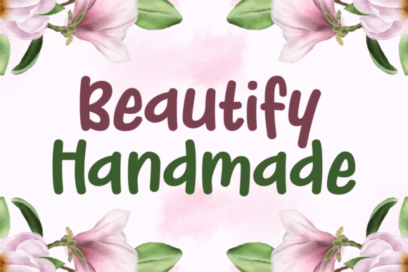 Beautify Handmade: A Display Font for Modern Web Design