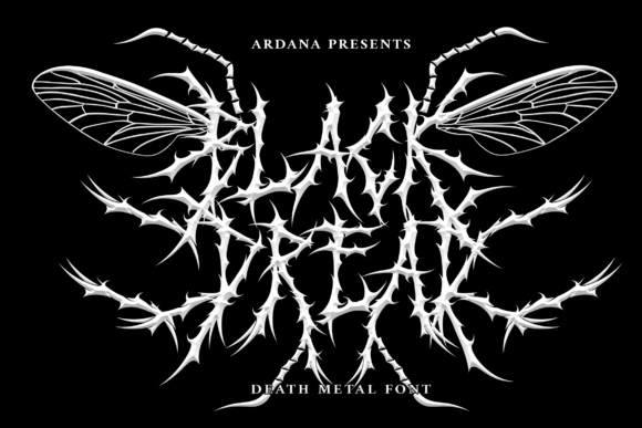 Black Dread: A Bold Display Font for Dark and Dramatic Campaigns