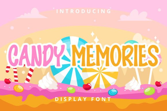 Candy Memories Font for Branding and Design