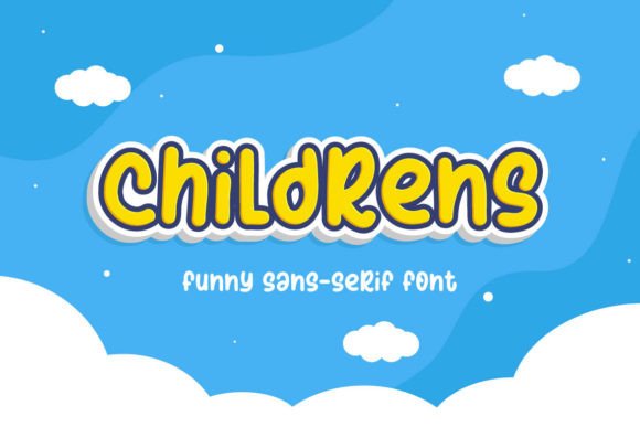 Childrens Font for Handmade Creations