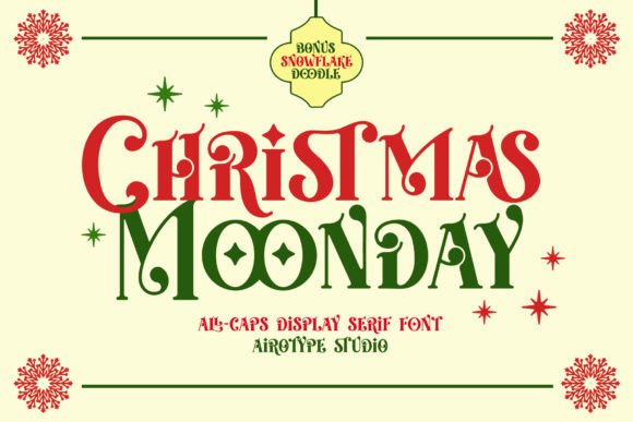 Christmas Moonday: A Font That Elevates Brand Identity