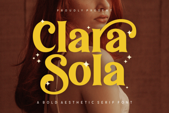 Clara Sola: A Vintage-Inspired Display Font for Web Design