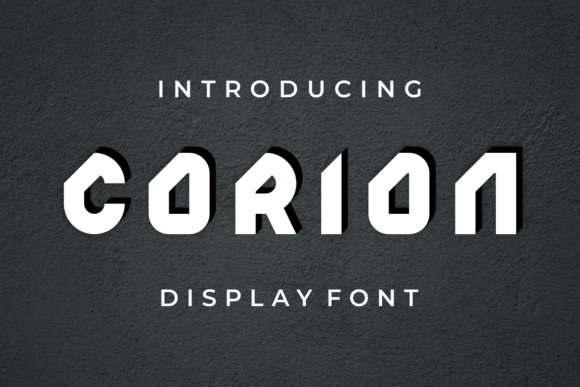 Corion Font for Business Branding