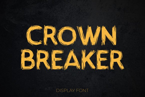 Crown Breaker Font for Bold Visual Impact