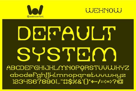 Default System: A Modern Display Font for Editorial Design