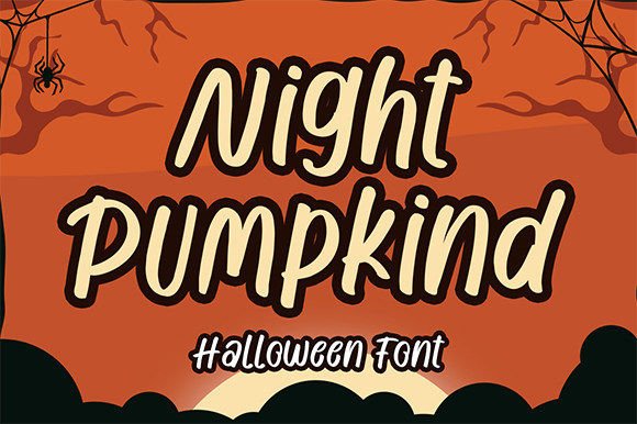 Enhance Halloween Web Designs with Night Pumpkind Font