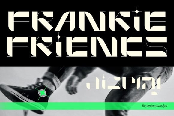 Frankie Friends: A Modern Display Font for Digital Creatives