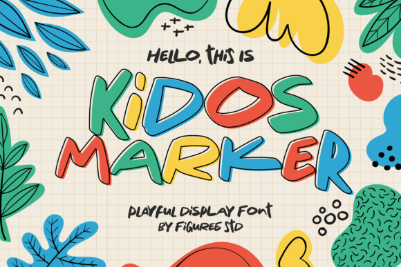 Kidos Marker Font for Vibrant Editorial Design
