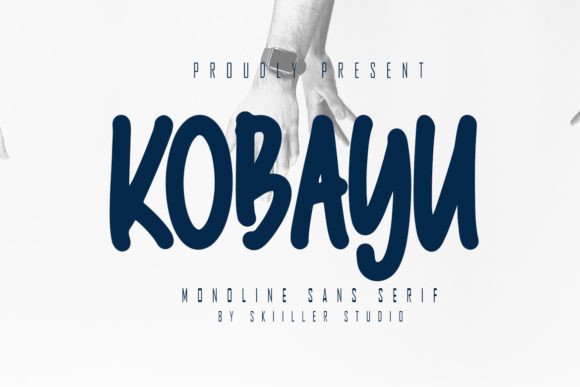 Kobayu: A Modern Display Font for Bold Brand Campaigns