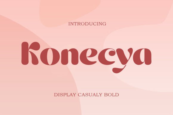 Konecya: A Fresh Display Font for Modern Web Design