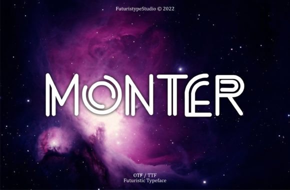 Monter: A Display Font for Bold Branding and Visual Impact