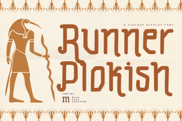 Runner Plokish: A Handwritten Font for Modern Branding
