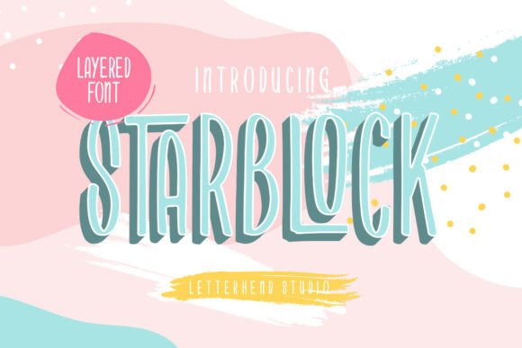 Starblock: A Playful Display Font for Editorial Design