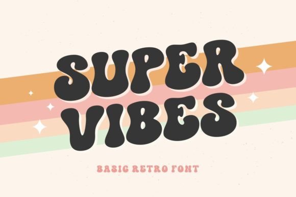 Super Vibes Font for a Groovy Brand Identity