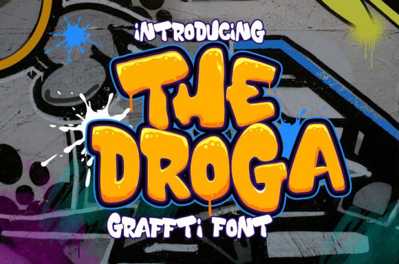 The Droga: A Bold Display Font for Editorial Design