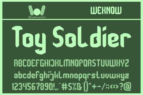 Toy Soldier Font for Bold Digital Branding