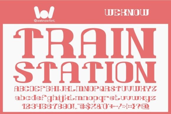 Train Station: A Versatile Sans Serif Font for Branding Projects