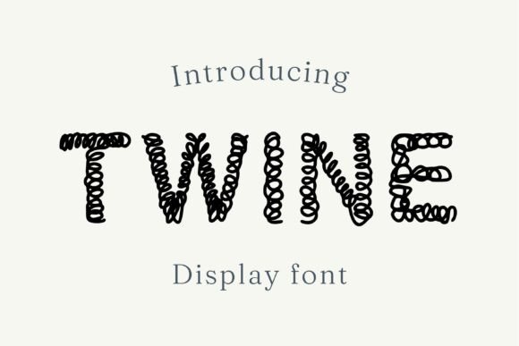 Twine: A Whimsical Display Font for Creative Web Design