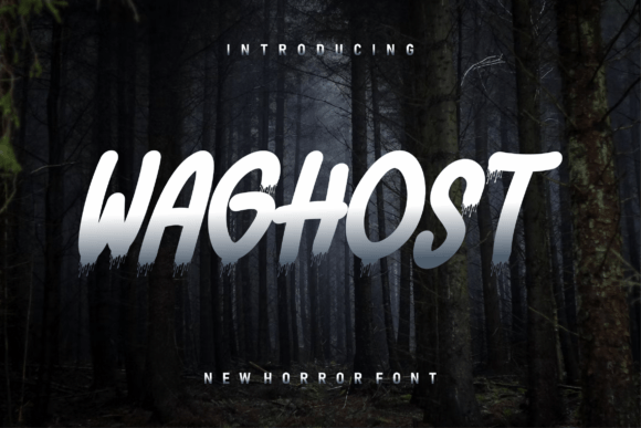 Waghost: A Bold Display Font for Modern Branding