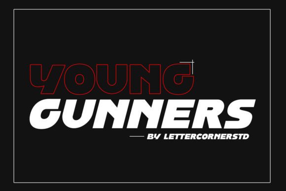 Young Gunners Font for Modern Web Design